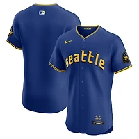 Men's Nike Royal Seattle Mariners City Connect  Elite Jersey