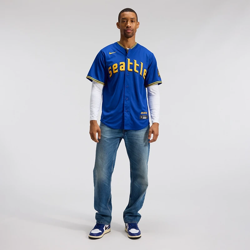 Men's Nike  Royal Seattle Mariners City Connect Replica Jersey