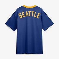 T-shirt à col rond Nike Royal Seattle Mariners Cooperstown Collection pour homme
