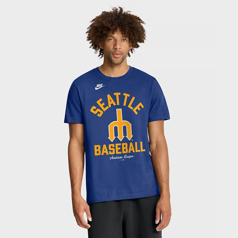 Men's Nike Royal Seattle Mariners Cooperstown Collection T-Shirt