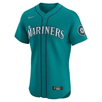 Maillot Nike bleu sarcelle Alternate Elite des Seattle Mariners pour homme