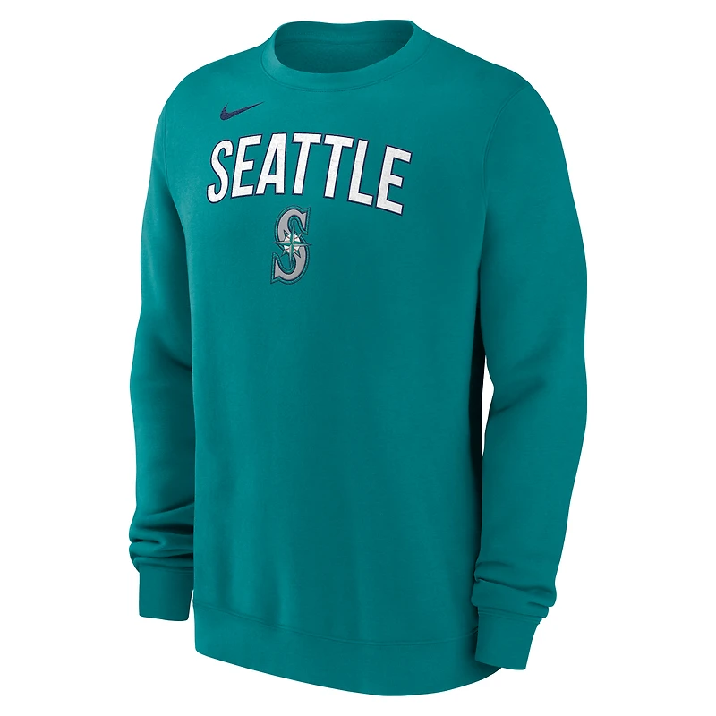 Sweat-shirt Nike bleu sarcelle pour homme des Seattle Mariners