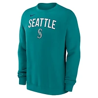 Sweat-shirt Nike bleu sarcelle pour homme des Seattle Mariners