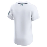 Maillot Nike blanc domicile Elite des Seattle Mariners pour homme