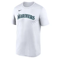 Men's Nike White Seattle Mariners New Legend Wordmark Dri-FIT T-Shirt