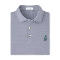Men's Peter Millar Navy Seattle Mariners Jubilee Stripe Polo
