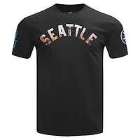 T-shirt noir Pro Standard pour hommes, paysage urbain des Mariners de Seattle