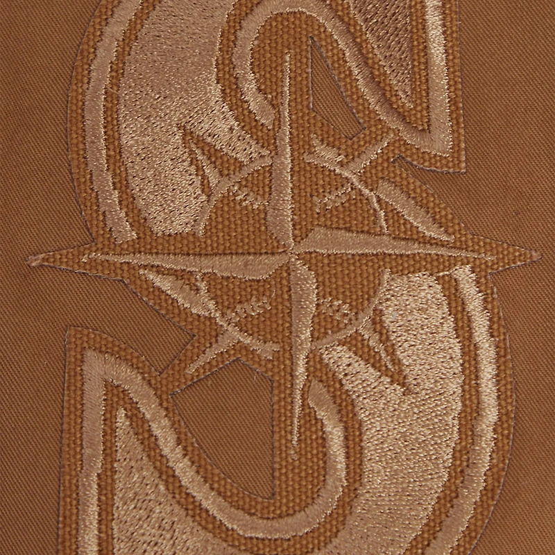 Veste entièrement zippée en sergé Pro Standard marron des Seattle Mariners Paint The City pour hommes