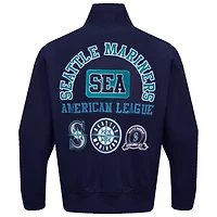 Men's Pro Standard Navy Seattle Mariners Area Code Twill Full-Zip Jacket