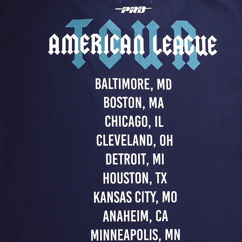 Men's Pro Standard Navy Seattle Mariners Oversized City Tour T-Shirt