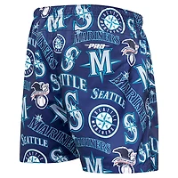 Short tissé Pro Standard bleu marine pour homme avec logo des Seattle Mariners