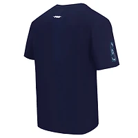 Men's Pro Standard Navy Seattle Mariners Turn It Up Dropped Shoulder T-Shirt