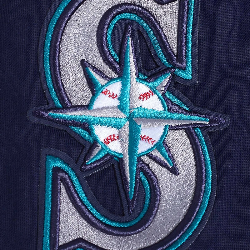 Men's Pro Standard Navy Seattle Mariners Turn It Up Dropped Shoulder T-Shirt
