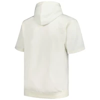 Sweat à capuche manches courtes contrastées Profile Oatmeal Seattle Mariners Big & Tall pour homme