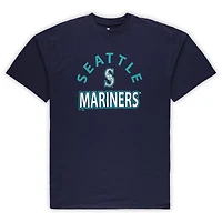 Men's Profile Seattle Mariners Big & Tall T-Shirt Shorts Combo Set