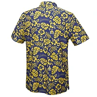 Polo de performance Pua pour homme Reyn Spooner Royal Seattle Mariners Grandes Tailles Collection Cooperstown