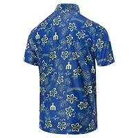 Polo de performance Reyn Spooner Royal Seattle Mariners la collection Cooperstown pour hommes