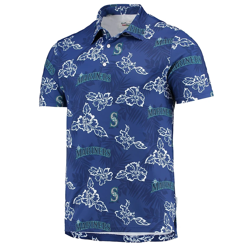 Polo Performance Reyn Spooner Royal Seattle Mariners pour homme