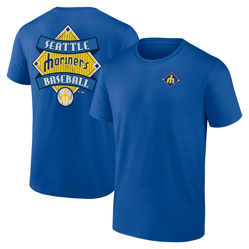 T-shirt pour homme de la collection Cooperstown des Royal Seattle Mariners Field Play