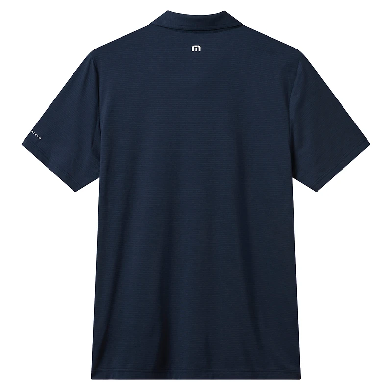 Polo homme TravisMathew Heather Navy Seattle Mariners Game Day Tri-Blend