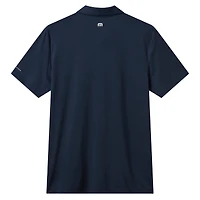 Polo homme TravisMathew Heather Navy Seattle Mariners Game Day Tri-Blend