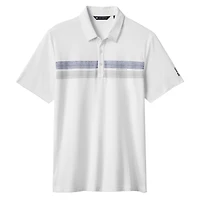 Polo tri-blend blanc Top Recruit des Seattle Mariners pour homme TravisMathew