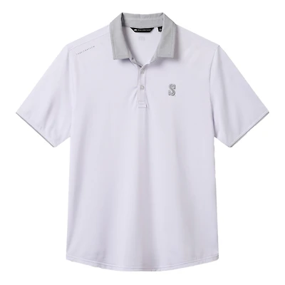 Men's TravisMathew  White Seattle Mariners Victory Vibes Polo