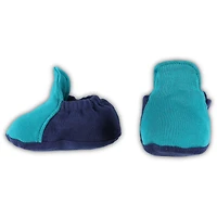 Ensemble trois pièces Love of Baseball Bib Body & Booties Newborn Infant Marine/Aqua Seattle Mariners