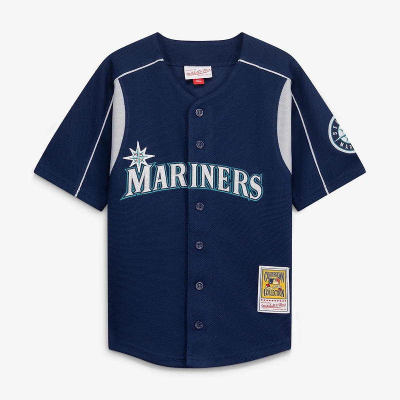 Preschool Mitchell & Ness Felix Hernandez Navy Seattle Mariners Cooperstown Collection Batting Practice Jersey
