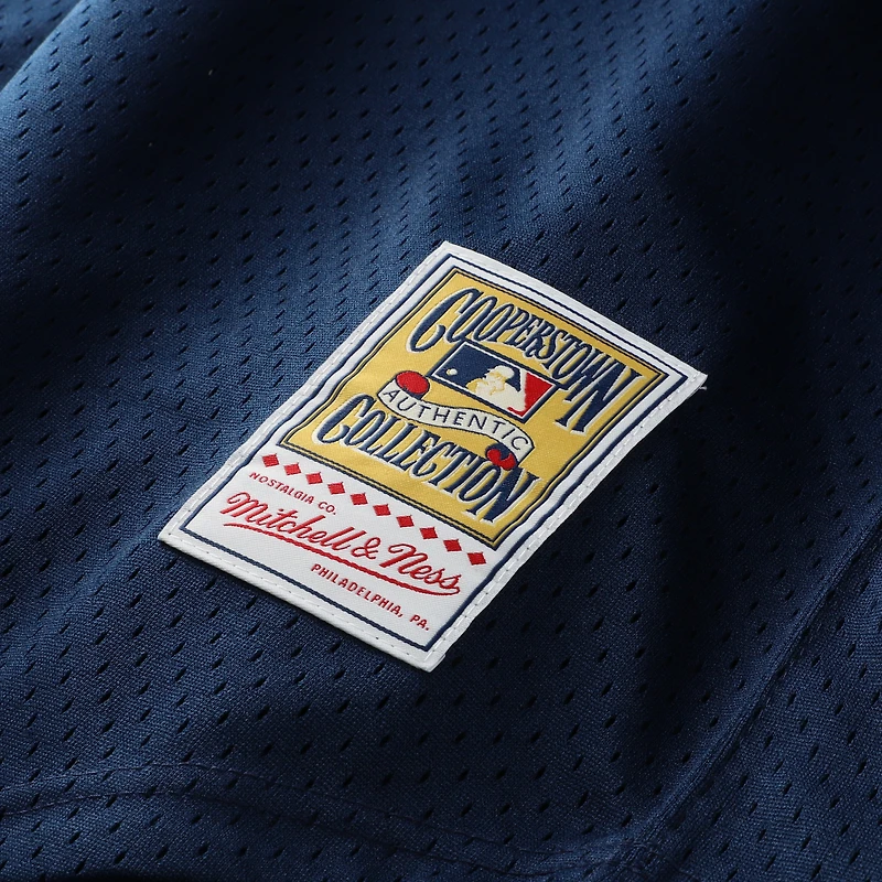 Mitchell & Ness Ken Griffey Jr. Navy Seattle Mariners Cooperstown Collection Maillot d'entraînement au bâton en maille