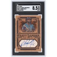 Randy Arozarena Seattle Mariners Autographed 2025 Topps Bat Relic #HLAR-RA SGC Authenticated 8.5 Card