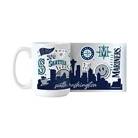 Mariners de Seattle 15 oz. Tasse en céramique indigène