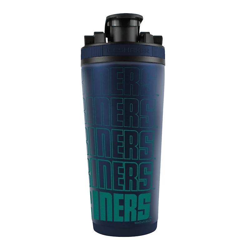 Bouteille shaker en acier inoxydable 4D de 26 oz des Mariners de Seattle