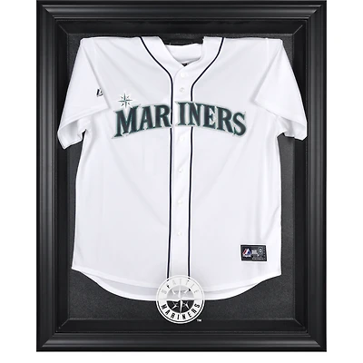 Vitrine de présentation du maillot avec logo encadré noir des Mariners de Seattle