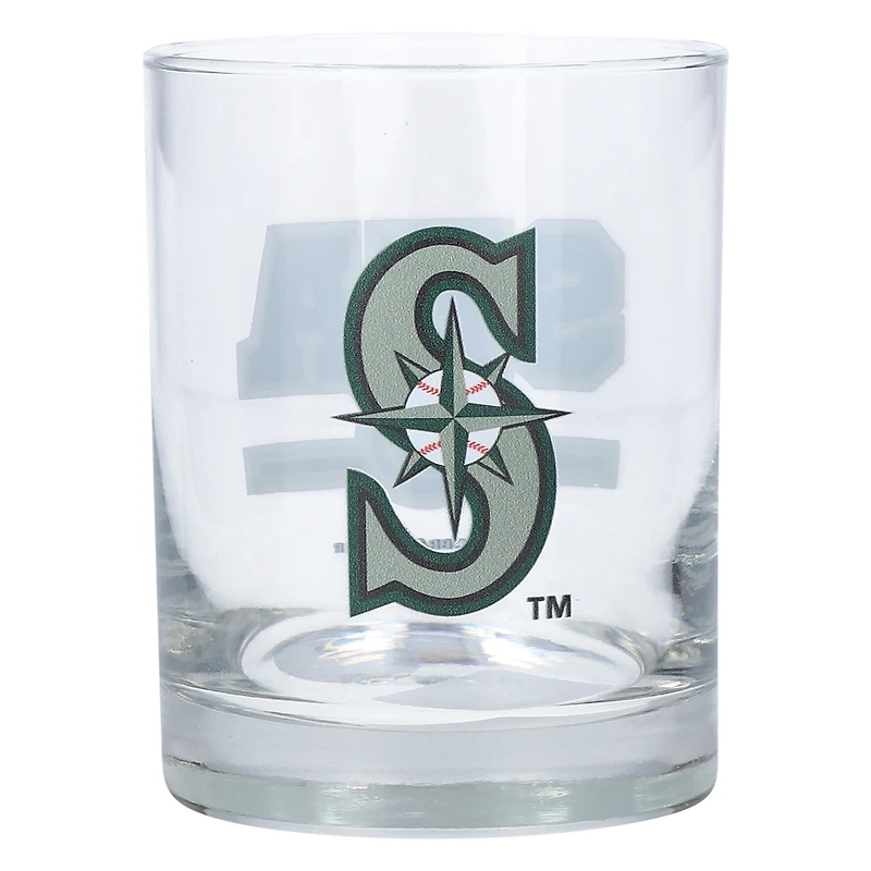 Seattle Mariners Letterman 14 oz. Verre de roches