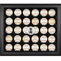 Seattle Mariners Logo Black Framed 30-Ball Display Case