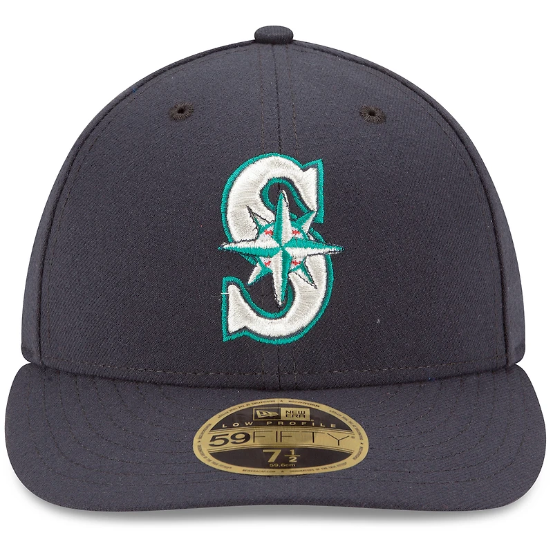 Seattle Mariners New Era Game Authentic Collection On-Field Low Profile 59FIFTY - Casquette ajustée Marine