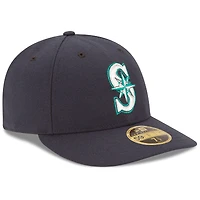 Seattle Mariners New Era Game Authentic Collection On-Field Low Profile 59FIFTY - Casquette ajustée Marine