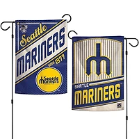 Seattle Mariners WinCraft Drapeau de jardin 2 côtés 12'' x 18''
