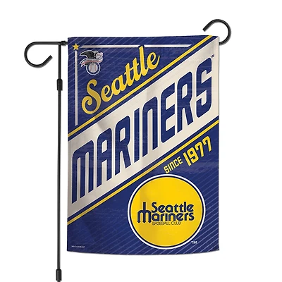 Seattle Mariners WinCraft Drapeau de jardin 2 côtés 12'' x 18''