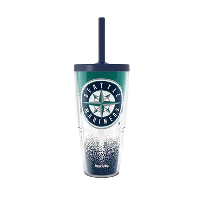 Gobelet classique Tervis Seattle Mariners Defend de 24 oz avec couvercle à paille