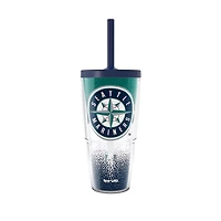 Gobelet classique Tervis Seattle Mariners Defend de 24 oz avec couvercle à paille