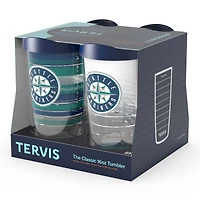 Tervis Seattle Mariners paquet de quatre 16oz. Ensemble de gobelets classiques