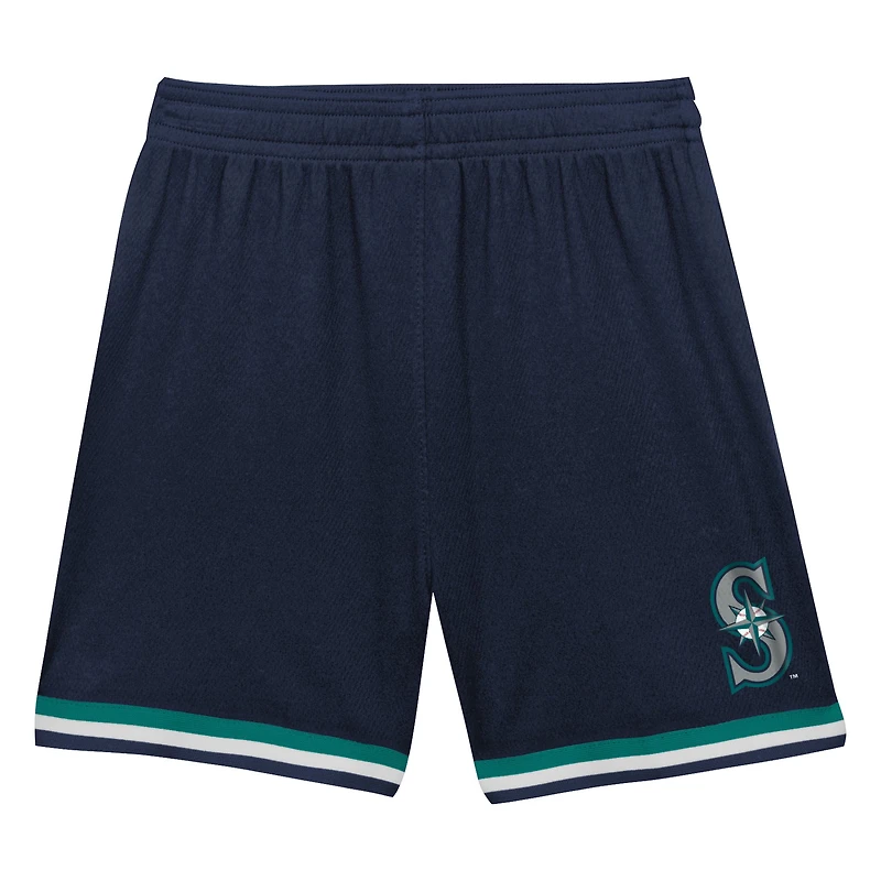 Ensemble t-shirt et short Fanatics pour tout-petits Seattle Mariners Field Ball bleu marine