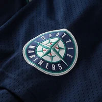 Mitchell & Ness Ken Griffey Jr. Navy Seattle Mariners Cooperstown Collection Maillot d'entraînement au bâton en maille pour tout-petit