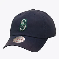 Unisex Mitchell & Ness Navy Seattle Mariners 1904 Soft Wash Adjustable Hat
