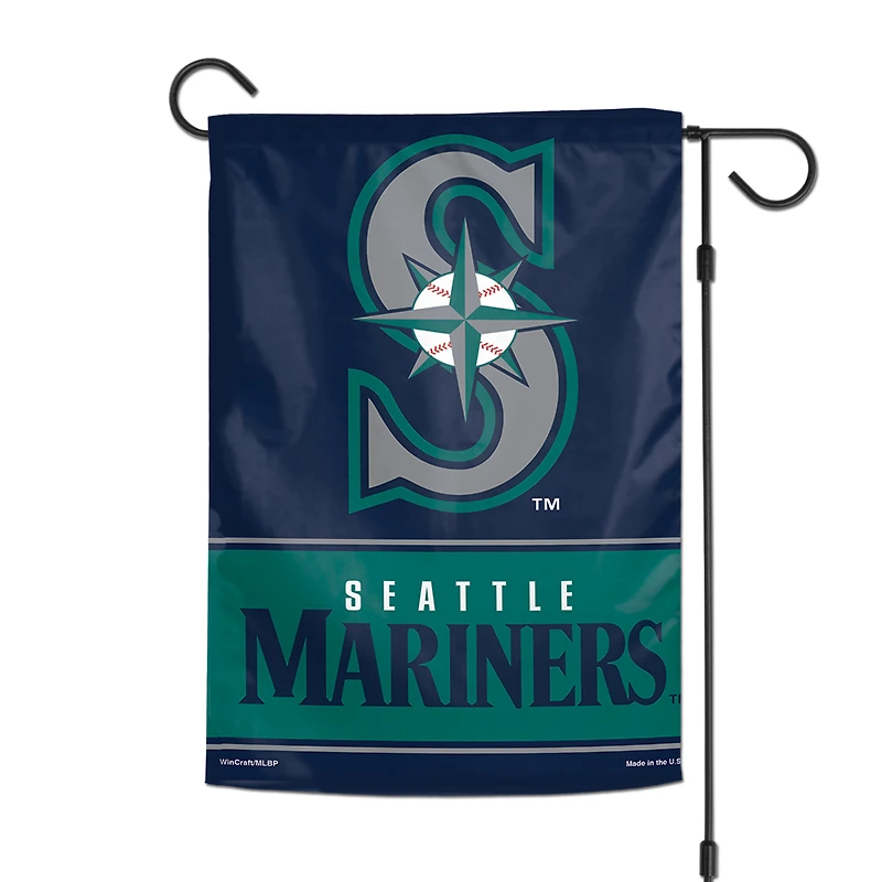 WinCraft Seattle Mariners 12" x 18" Double-Sided Garden Flag