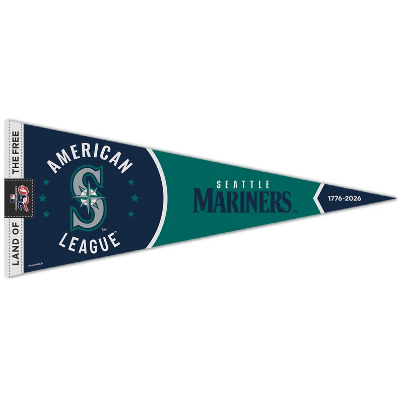 Fanion WinCraft Seattle Mariners 12" x 30" America 250 Premium