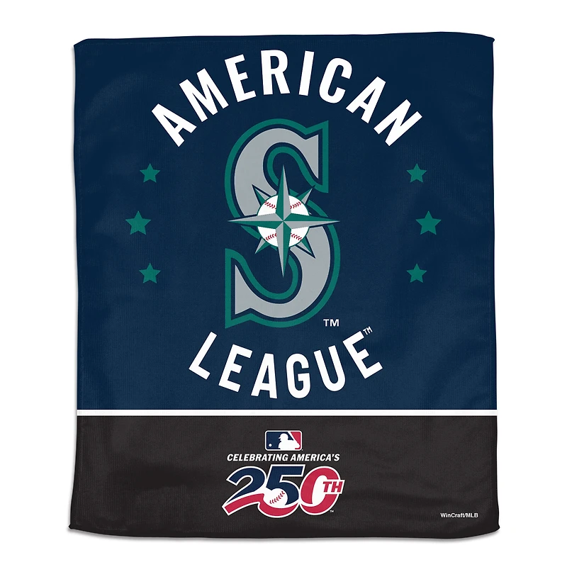WinCraft Seattle Mariners 15" x 18" America 250 Rally Towel