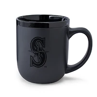 WinCraft Seattle Mariners 17oz. Black Tonal Ceramic Mug